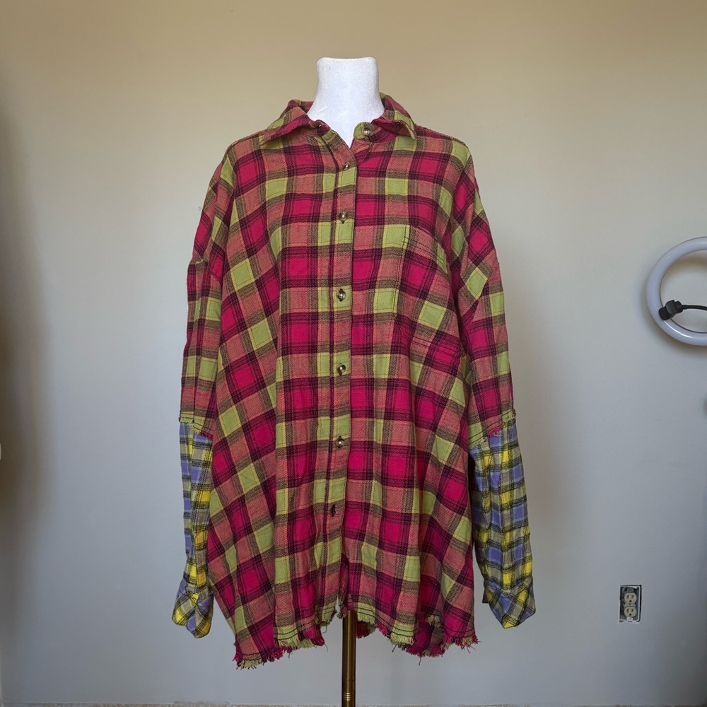 BDG Urban Outfitter Mix Match Flannel XL NWT